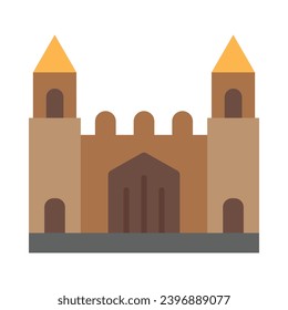 Castle Vector Flat Icon For Personal And Commercial Use.
