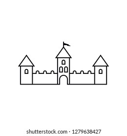 Castle vector icon