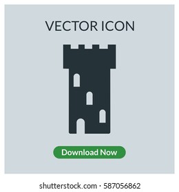 Castle vector icon