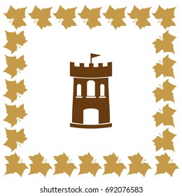 Castle vector icon