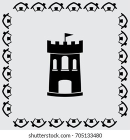 Castle vector icon