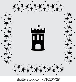 Castle vector icon