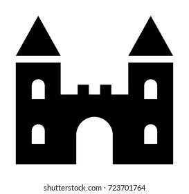 Castle vector icon