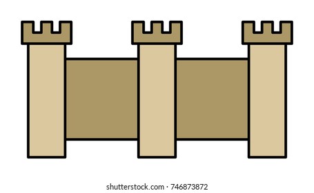 Castle vector icon