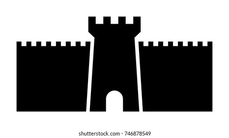 Castle vector icon