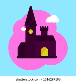 castle vector. for icon, illustration and anything what you want