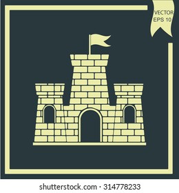 castle vector illustration