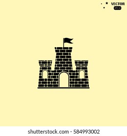 castle vector illustration