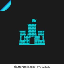 castle vector illustration