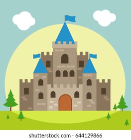 Castle vector illustration