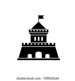 Castle Vector Illustration Glyph Icon