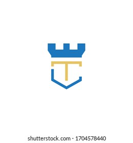 Castle vector illustration icon Template design