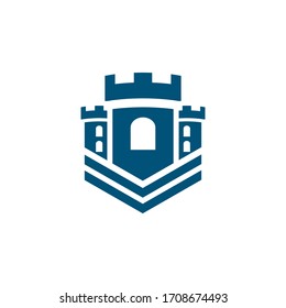 Castle vector illustration icon Template design