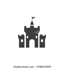 Castle vector illustration icon Template design