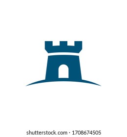 Castle vector illustration icon Template design