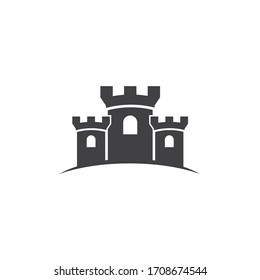 Castle vector illustration icon Template design