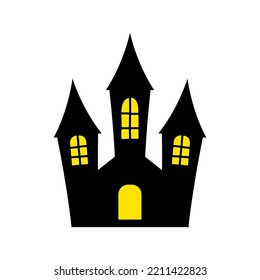 Castle vector illustration isolated on white background