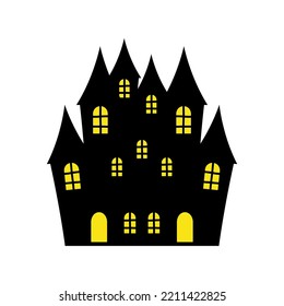 Castle vector illustration isolated on white background
