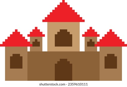 Castle vector image or clip art