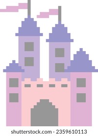 Castle vector image or clip art