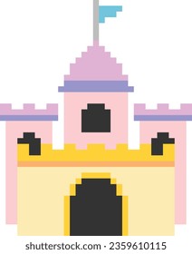 Castle vector image or clip art