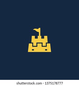 castle vector logo graphic modern