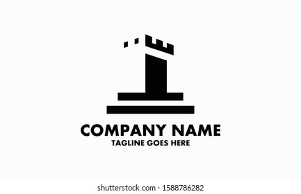 Castle Vector  Royalty Logo Design Inspirations