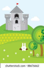 castle vector/illustration