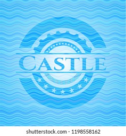 Castle water representation badge.