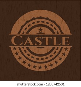 Castle wooden signboards