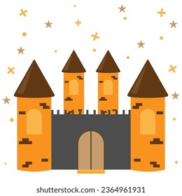 Castle,tower for children,vector illustration,eps 10