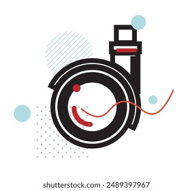 Castor Wheel - Stock Icon as EPS 10 File