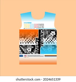 casual active brooklyn street style tshirt design