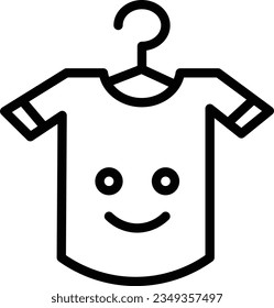 Casual Clothes Shirt Outline Icon