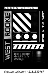 casual clothing graphic design West Rookie