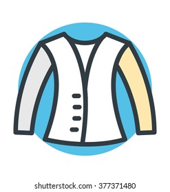 Casual Coat Vector Icon