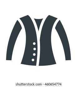 Casual Coat Vector Icon