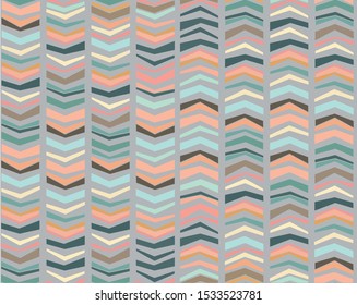 casual colorful geometric chevron pattern