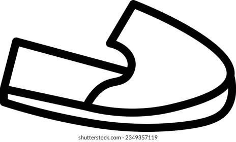 Casual Fashion Foot Outline Icon