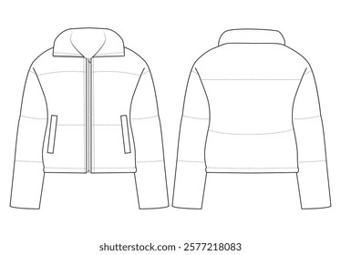 casual, flat fashion, garment designer, jacket 