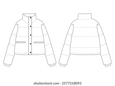 casual, flat fashion, garment designer, jacket 