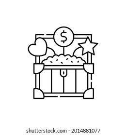Casual game сolor line icon. Computer games genres. Pictogram for web page, mobile app, promo. UI UX GUI design element. Editable stroke.