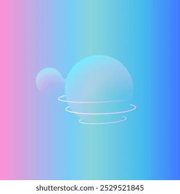 Casual gradient bacground with fullcolour