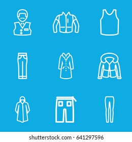 Casual icons set.  