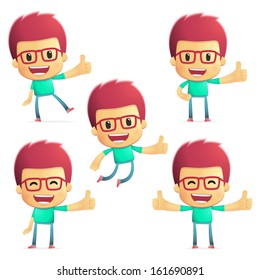casual man in various poses for use in advertising, presentations, etc.