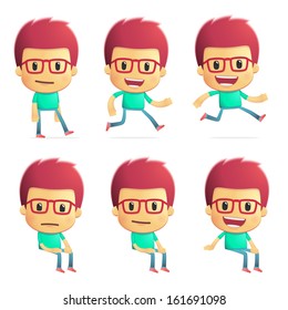 casual man in various poses for use in advertising, presentations, etc.