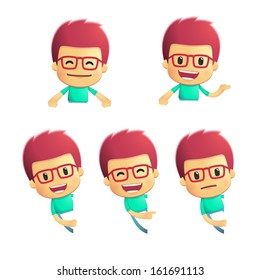 casual man in various poses for use in advertising, presentations, etc.