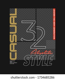 Casual, modern and stylish typography slogan. Abstract design with the blank placement for image content. Vector print tee shirt, social media post, poster and more uses. Global swatches.