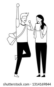 casual outfit couple celebration