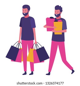 casual people cartoon